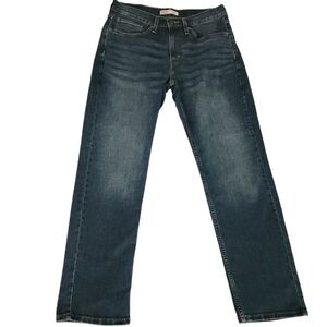 LEVI’S Signature Blue Straight Leg Jeans Classic Mid Wash w31/L30